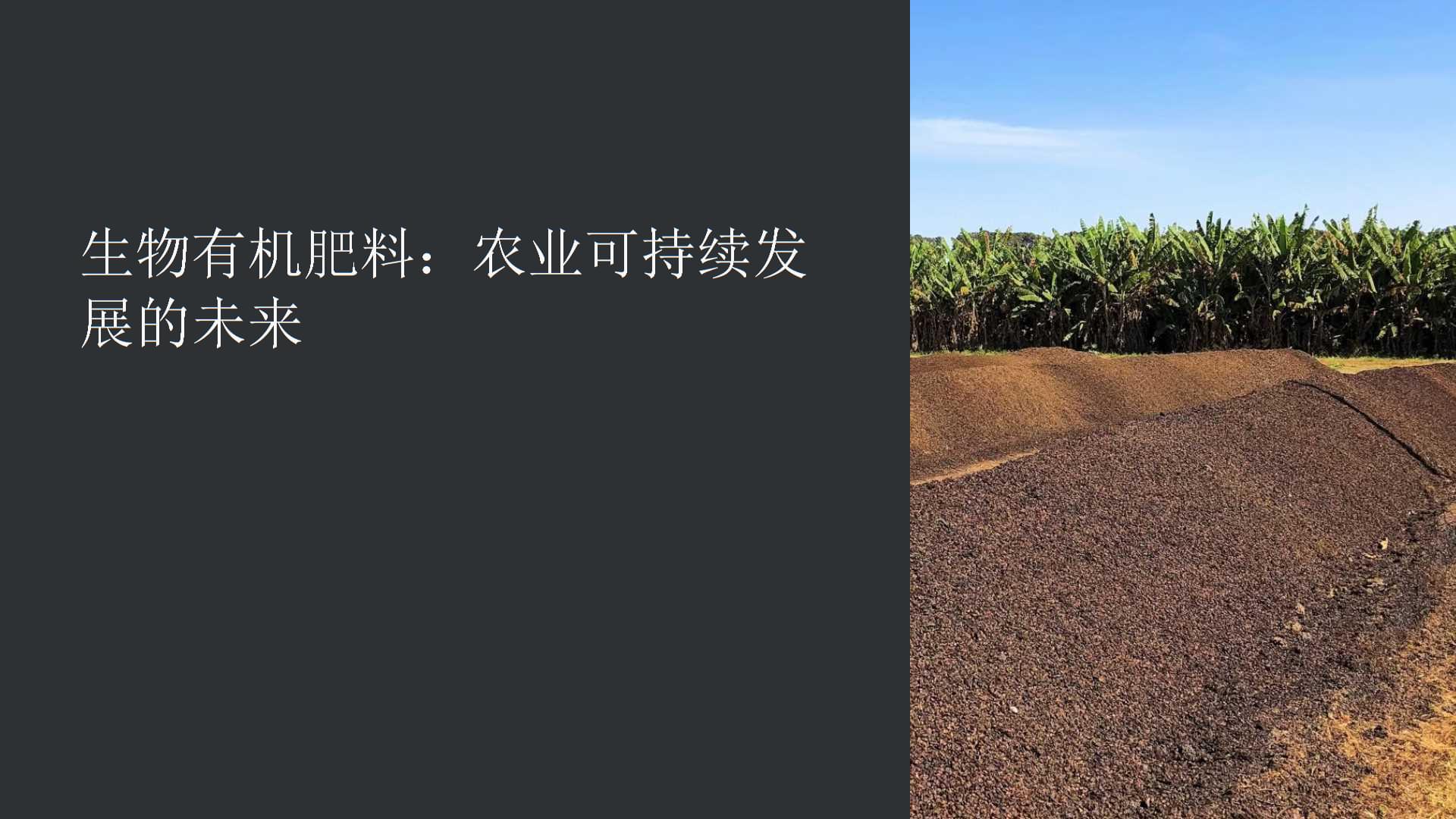 生物有機(jī)肥料——綠色農(nóng)業(yè)的未來